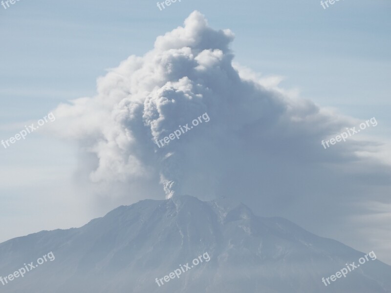 Volcano Eruption Chile Free Photos