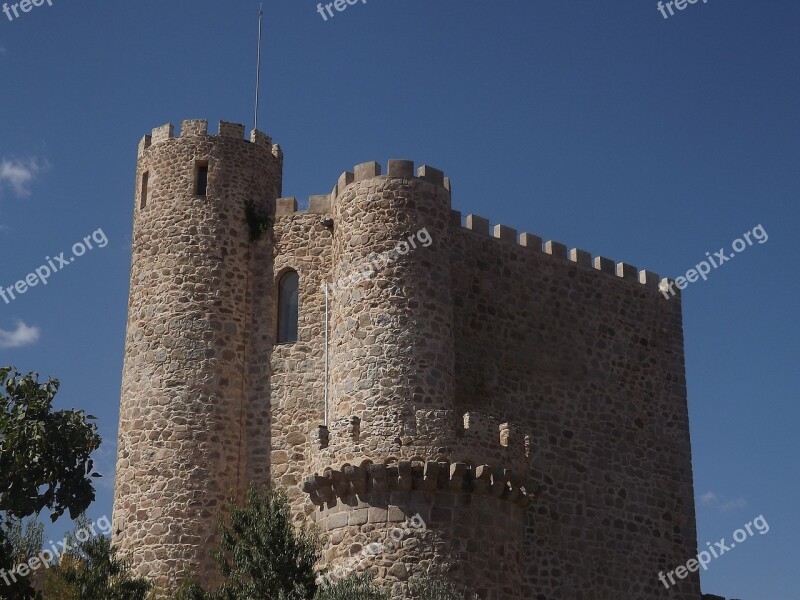 Castle Fortress Tower Architecture Madrid