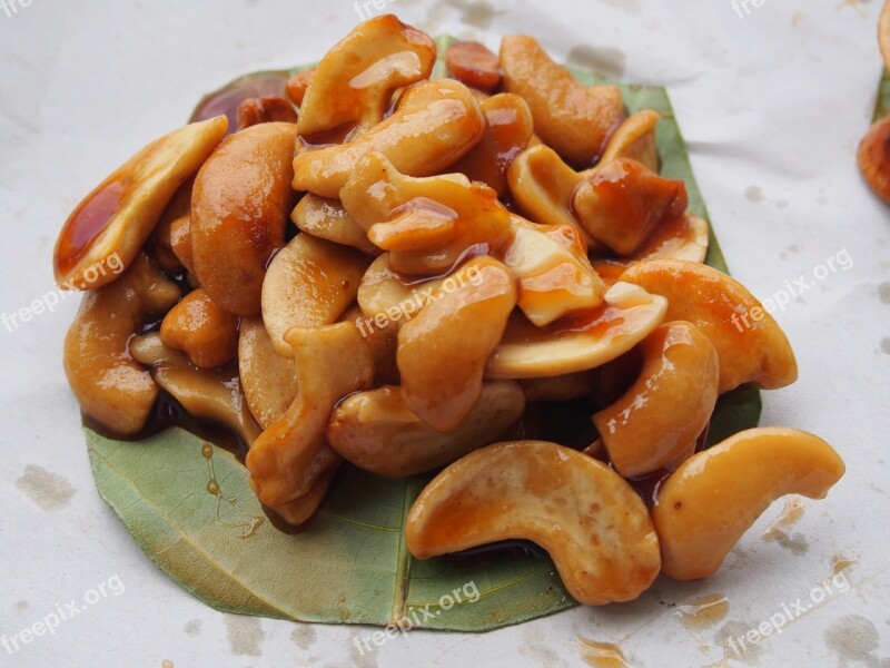 Cashew Nut Sweet Snack Caramel Free Photos