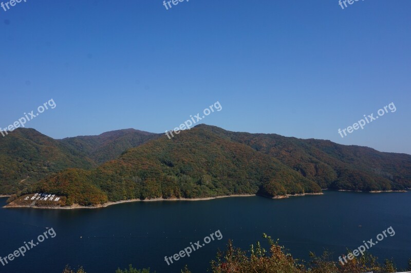 Nature Chuncheon Chuncheonho Free Photos