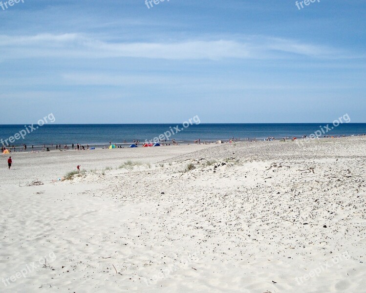 Beach Denmark Danish Beach Baths Sol