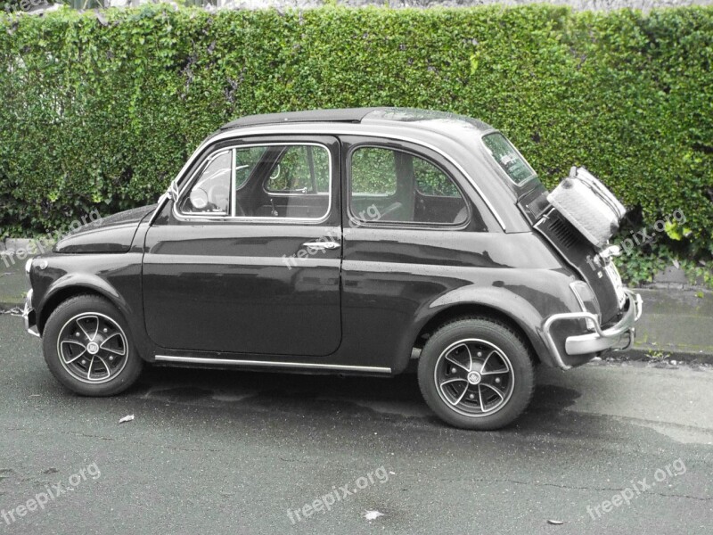 Fiat 500 Oldtimer Nostalgia Free Photos