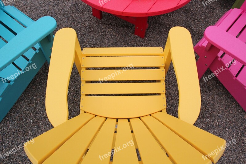 Chair Lawn Furniture Colorful Furniture Summer