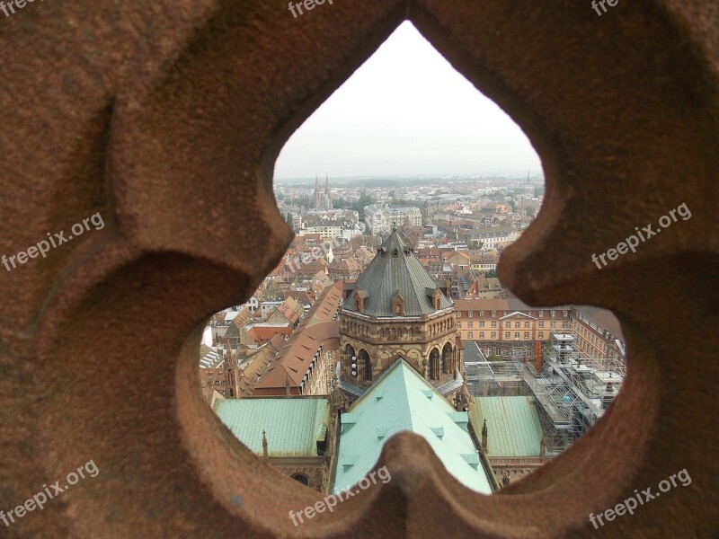 Strasbourg Roofs Church Landscape Free Photos