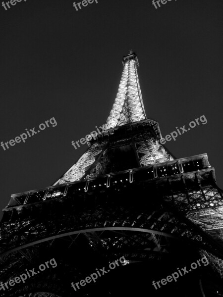 Paris Tower Eiffel Famous Landmark