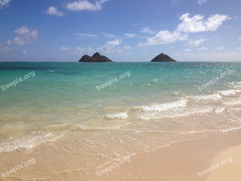 Lanikai Islands Beach Oahu Ocean