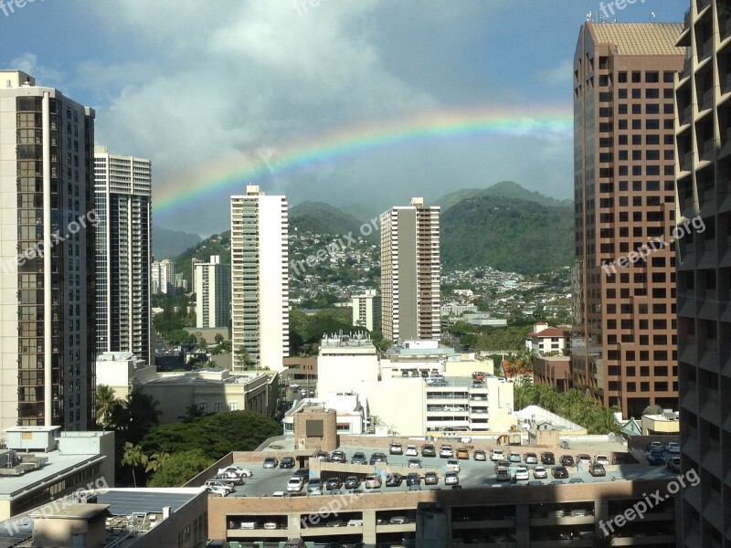 Honolulu Office Rainbow Hawaii Oahu