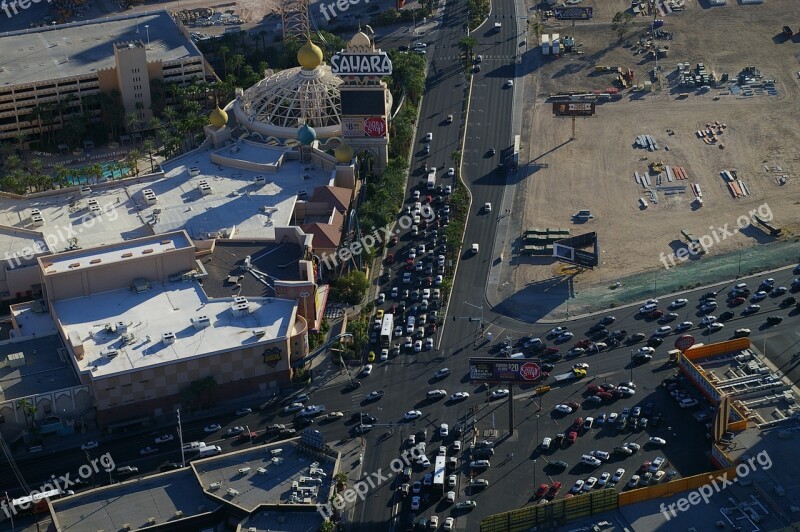 Traffic Las Vegas City Street Travel