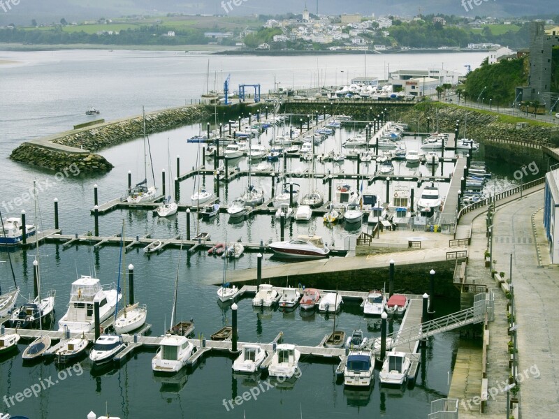 Port Boats Ribadeo Free Photos