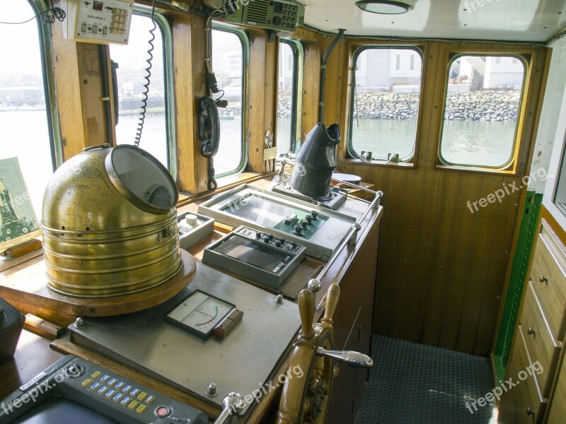 Command Bridge Boat Boat Burela Lugo Free Photos