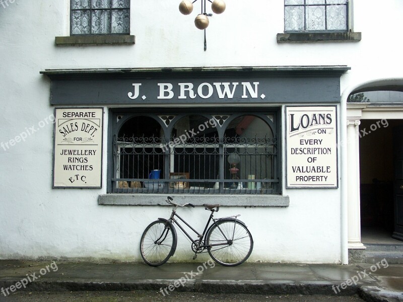 Ireland Folk Park Retail Store Bike Free Photos