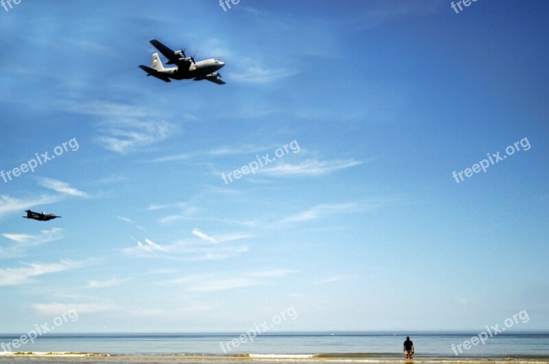 France Normandy Omaha Beach D Day Aircraft