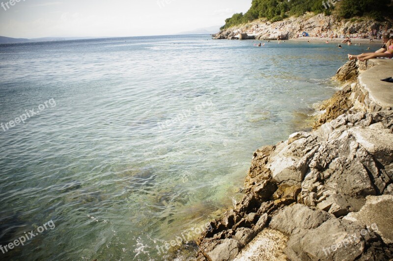 Water Insight Rock Sea Steinig