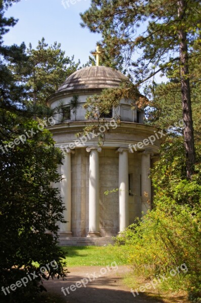 Leipzig Southern Cemetery Mausoleum Columnar Free Photos