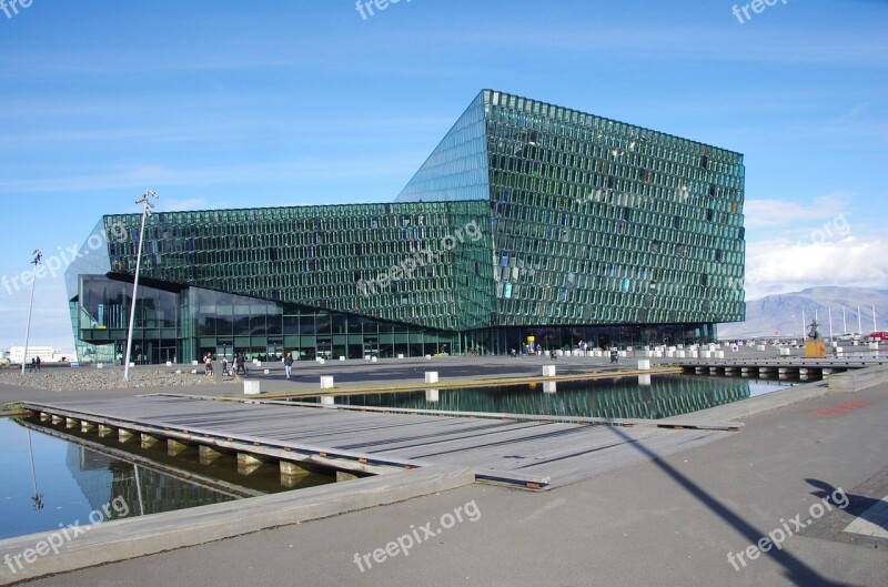 Iceland Harpa Concert Hall Reykjavik Architecture Building