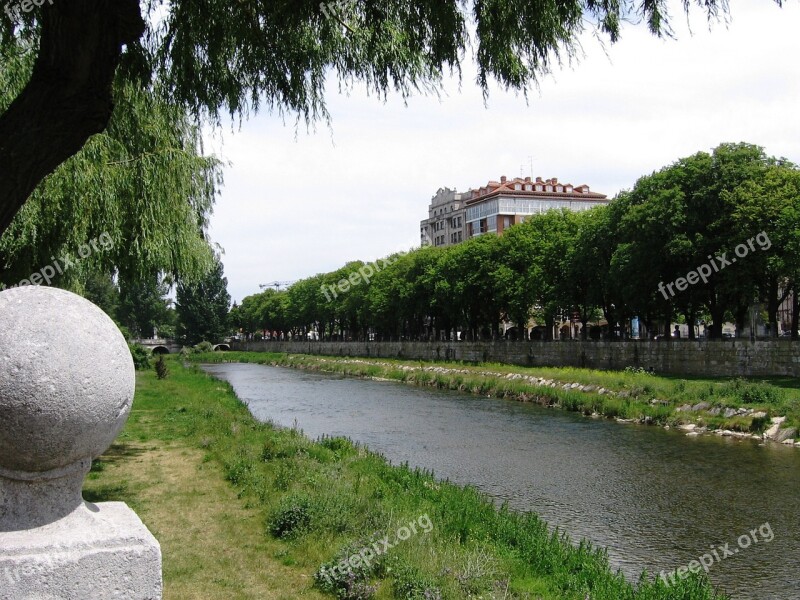 Burgos Spain City River Town On The River