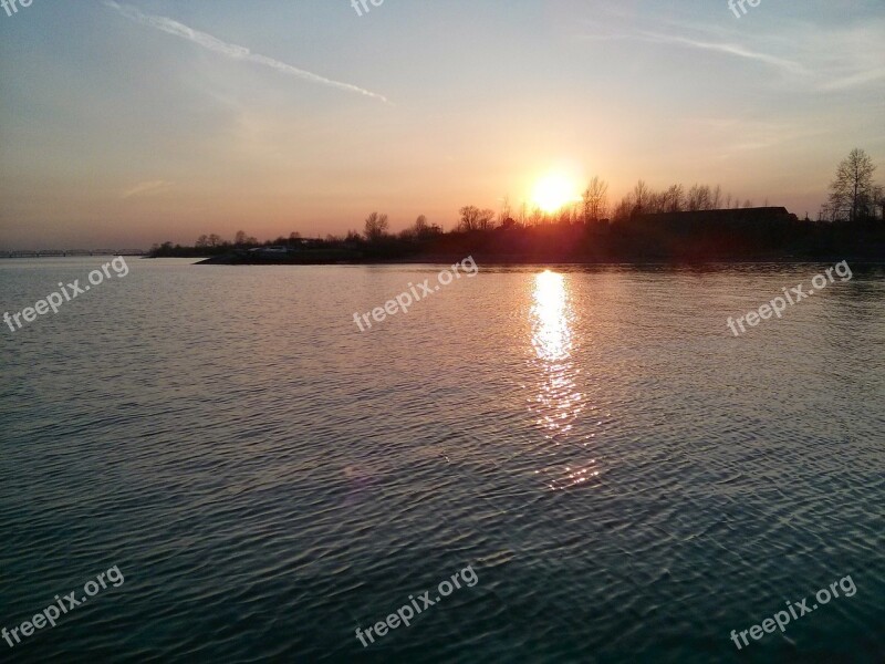 Permian Russia Kama River Sunset