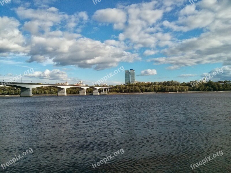 Permian Kama River Bridge Free Photos