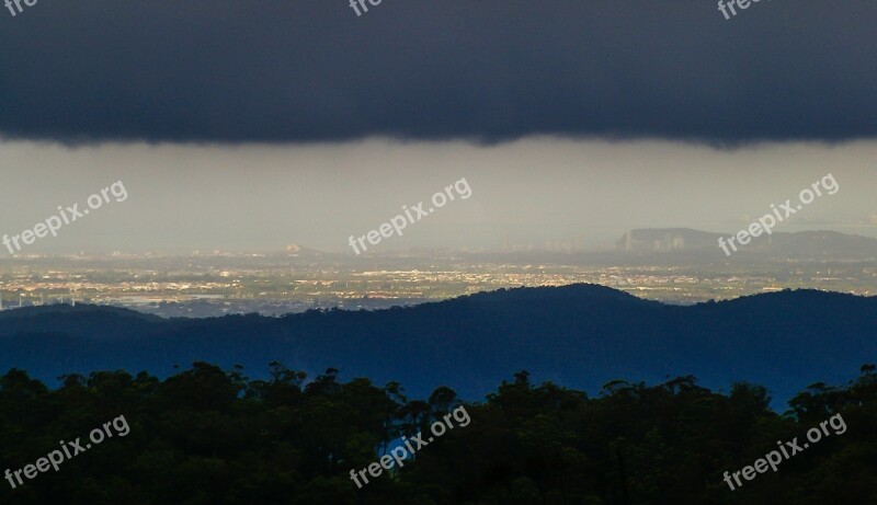 Gold Coast Coast Ocean Pacific Panorama