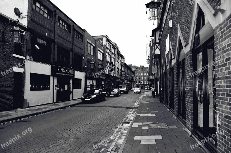 Street Outside City Newcastle Uk