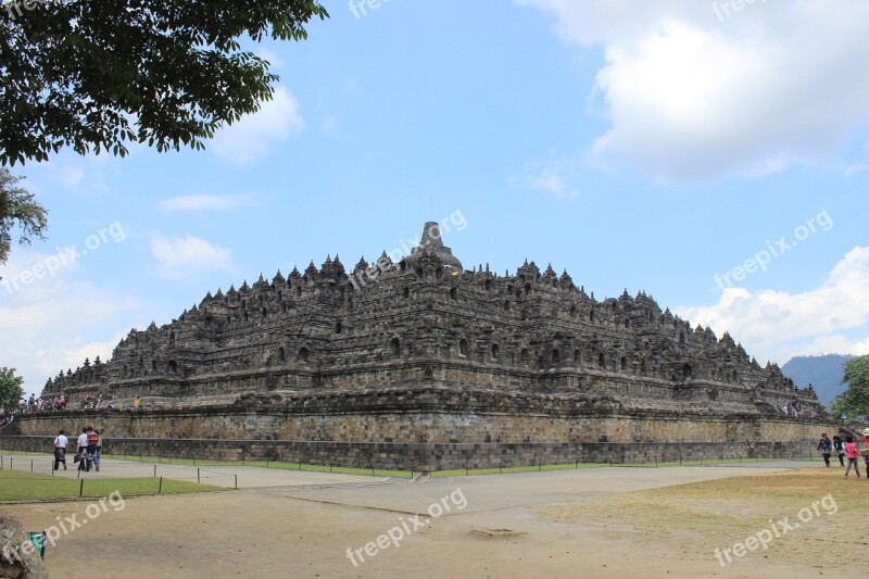 Borobudur Temple Indonesia Historic Culture