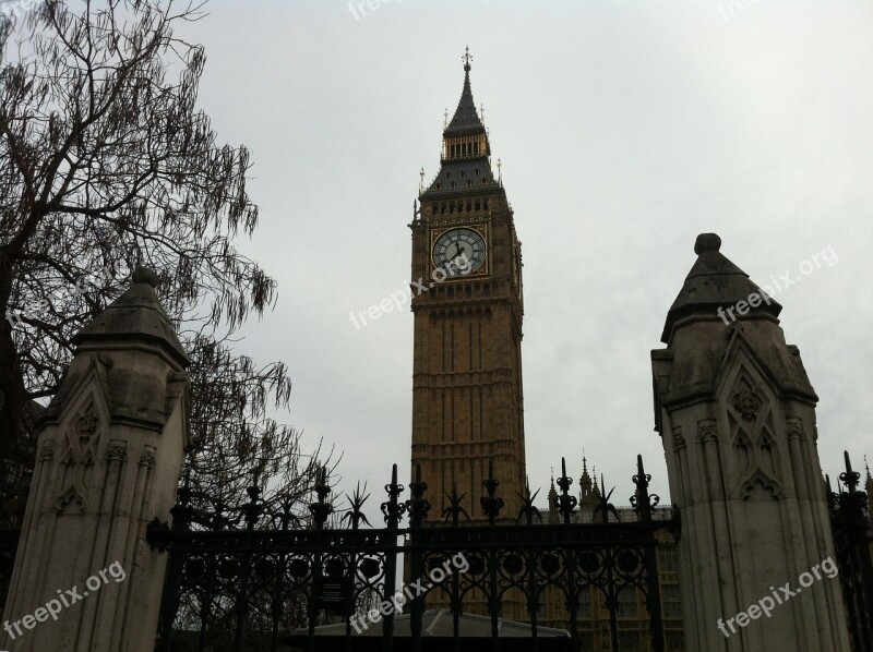 Big Ben London England Westminster Parliament