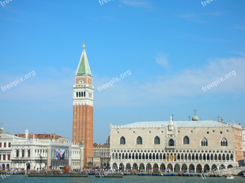 Venice Campanile St Mark's Square Piazzetta San Marco Steeple