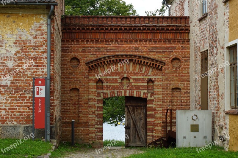 Goal Door Clinker Old Monastery