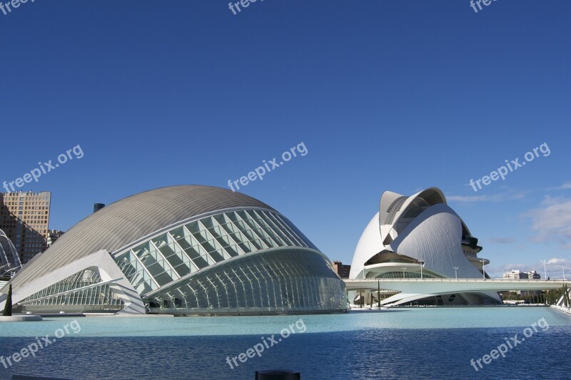 Valencia Travel Spain Modern Architecture Free Photos