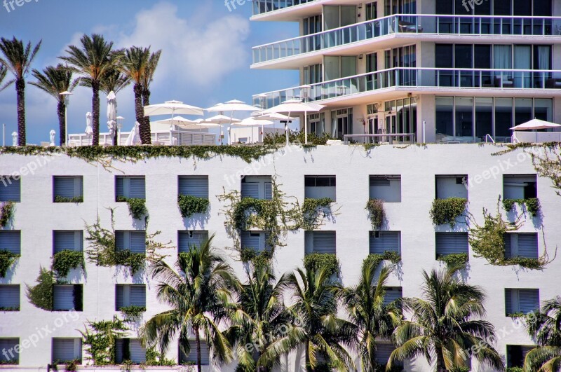 Florida Miami Skyscraper Architecture Glass Facade