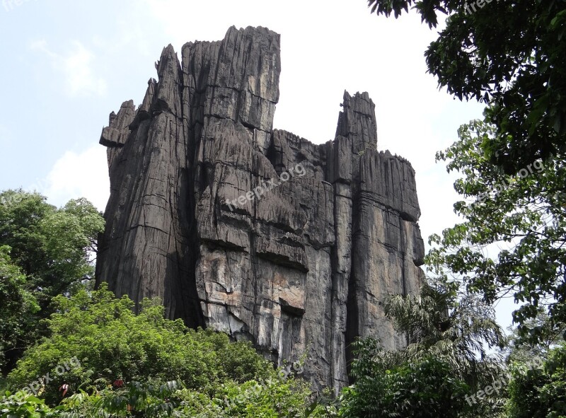 Yana Rock Formation Geology Karst Cliff