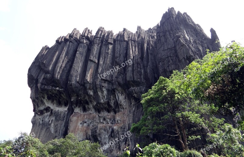 Yana Rock Formation Geology Karst Cliff