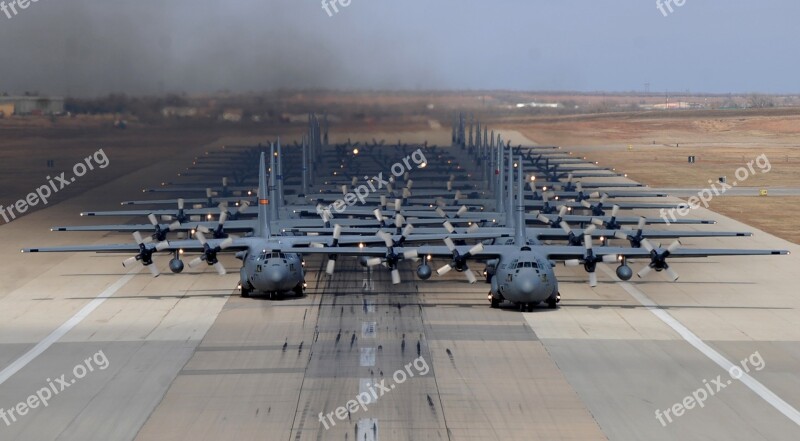 Military Aircraft Runway Training Usa Exercise