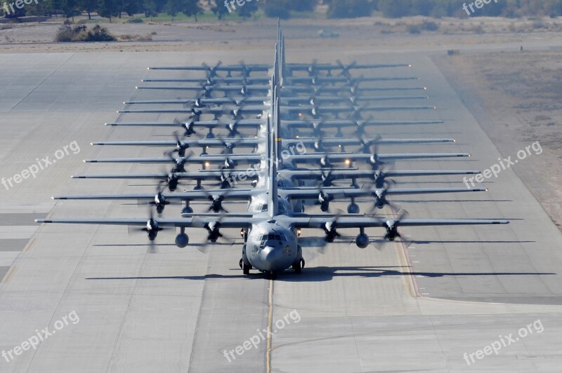 Military Aircraft Runway Training Usa Exercise