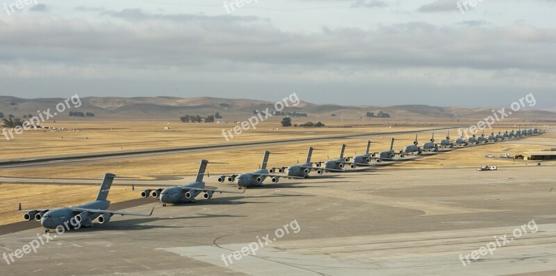 Military Jets Runway Training Usa Exercise