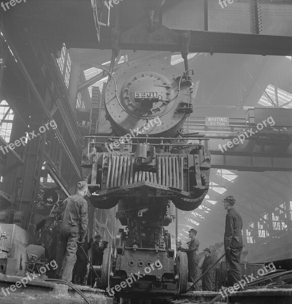 Locomotive Maintenance Engine Steam Repair