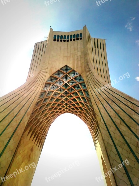 Arch Azadi Architecture Tehran Iran