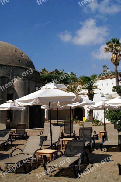 Greece Rhodes Spa Kallithea Parasol