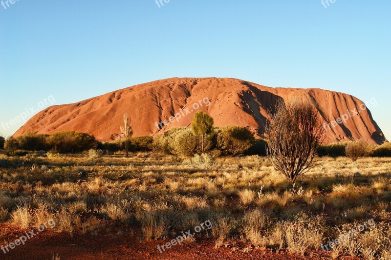 Australia Ayers Rock Uluru Outback