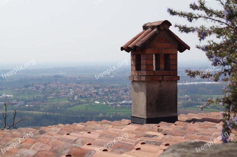 Roof Montevecchia Landscape Lombardy Italy