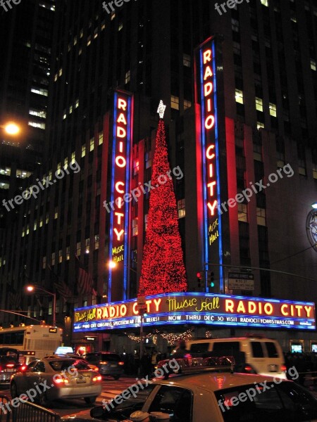 New York Night City Neon Signs Christmas