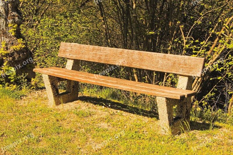 Bench Seat Sit Rest Object