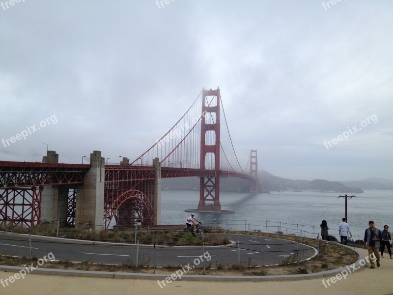 San Francisco Golden Gate Bridge United States Free Photos