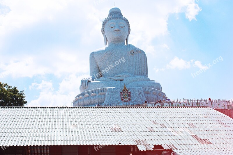 Big Buddha Thailand Phuket Buddhism Statue