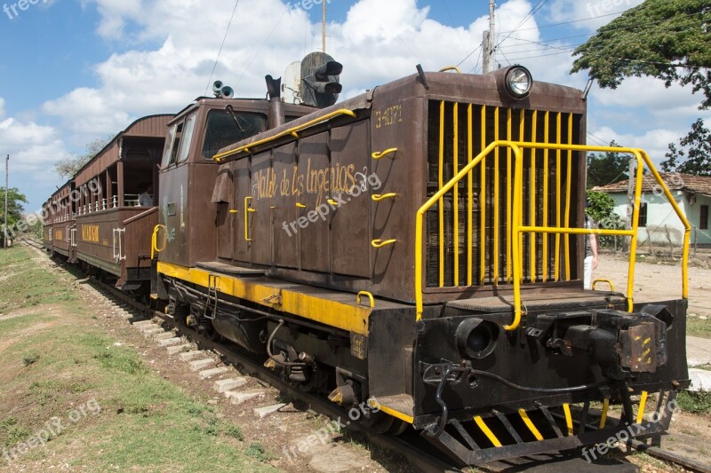 Cuba Train Loco Locomotive Railway