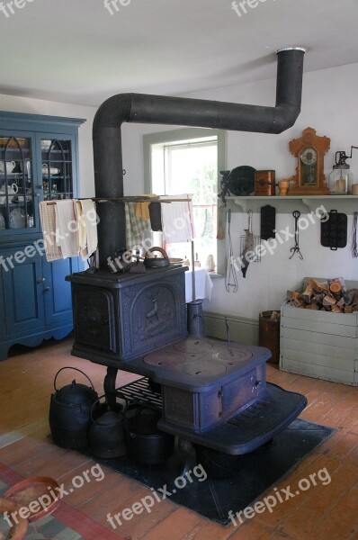 Old Wood Stove Wood Stove Pioneer