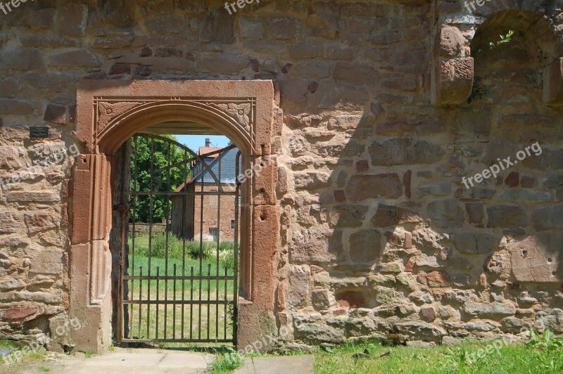 Goal Door Gate Old Forward