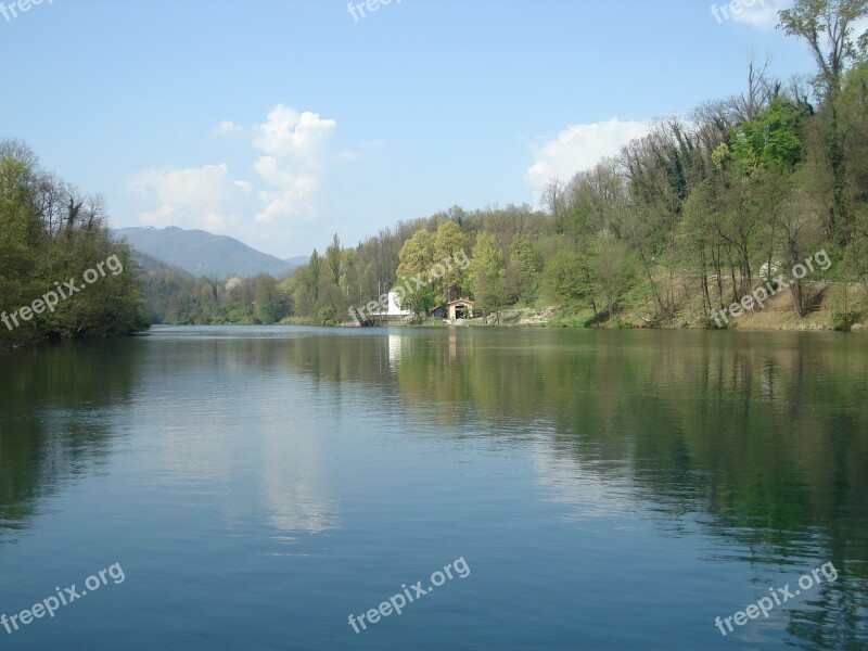 River Adda Lombardy Italy Water