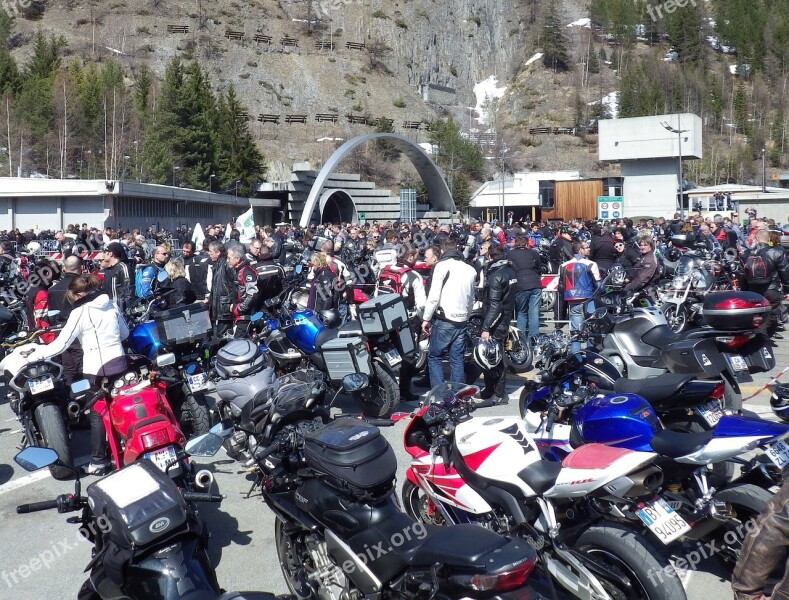 Mont Blanc Tunnel Moto Memorial Sword Coordination Motorcyclists Free Photos