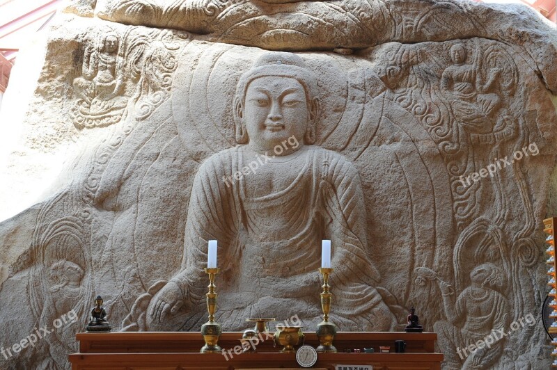 Buddha Stone Daeheungsa Duryunsan National Treasure